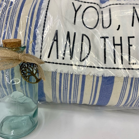 ⚓️ RARE Rae Dunn NWT You Me & the Sea Coastal Accent Pillow - Picture 6 of 11
